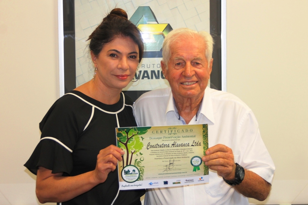 Read more about the article Construtora Alavanca recebe Certificado de Destaque Ambiental